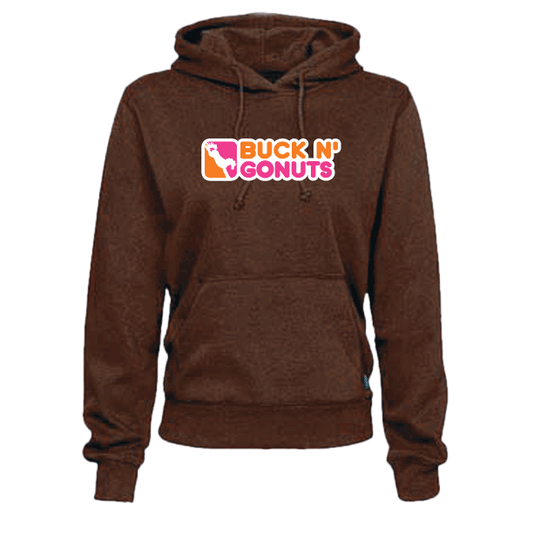 Buck N' Go Nuts Hoodie: Ladies