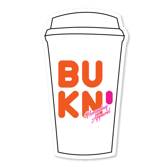 Buck N Go Nuts Cup Sticker