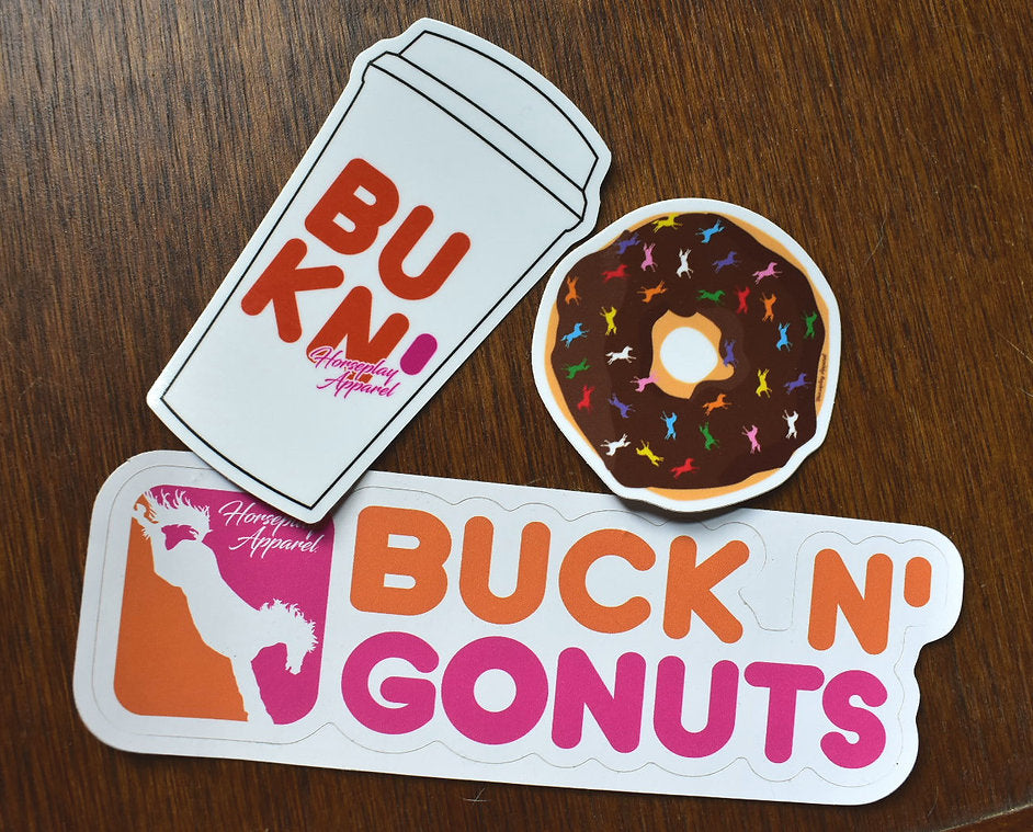 Buck N Go Nuts Sticker Pack