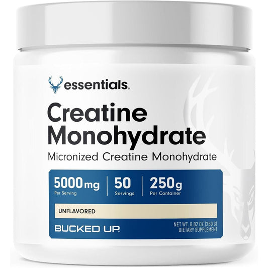 Bucked Up Essentials Creatine, 250 Grams