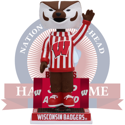 Bucky Badger Wisconsin Badgers Mascot Jump Around Bobblehead (Presale)