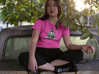 Buddha Sketch Women's Cotton Tee