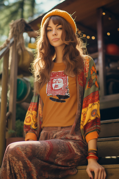 Fine Art Buddha Tablet Print Unisex Ultra Cotton Tee