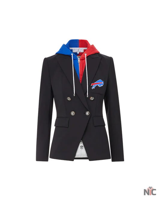 Buffalo Bills Veronica Beard Black Dickey Jacket