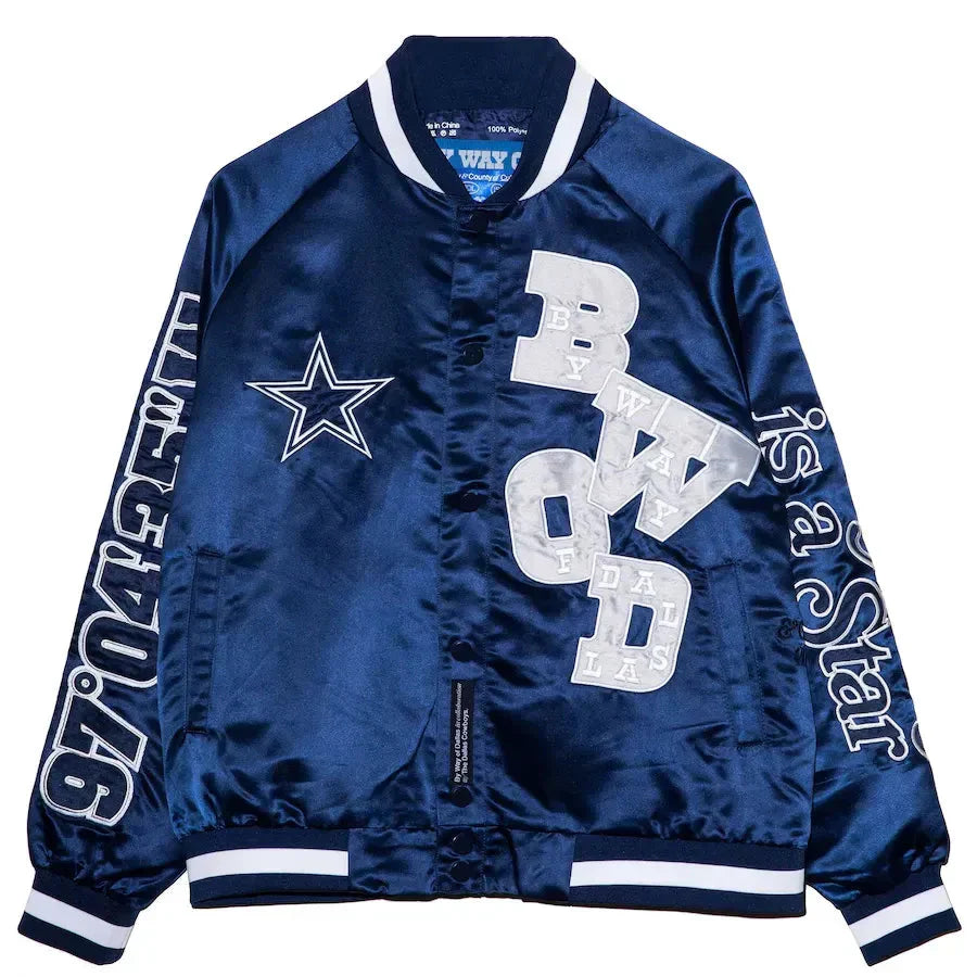 By Way of Dallas Navy Dallas Cowboys Jacket