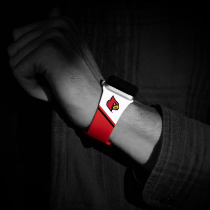 Louisville Cardinals HD Apple Watch Band