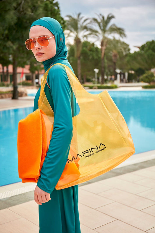 Orange Beach Bag C2406