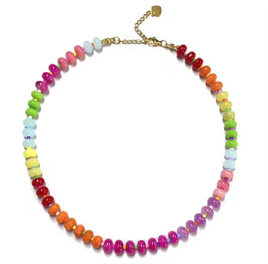 Rainbow Stone Necklaces