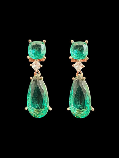 DER788 Cz tear drop earrings ( READY TO SHIP )