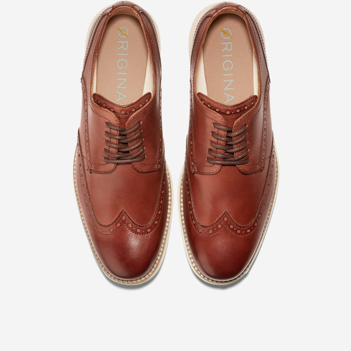 [C26471-WIDE] MENS COLE HAAN ORIGINALGRAND CLASSIC WINGTIP OXFORDS - WIDE WIDTH