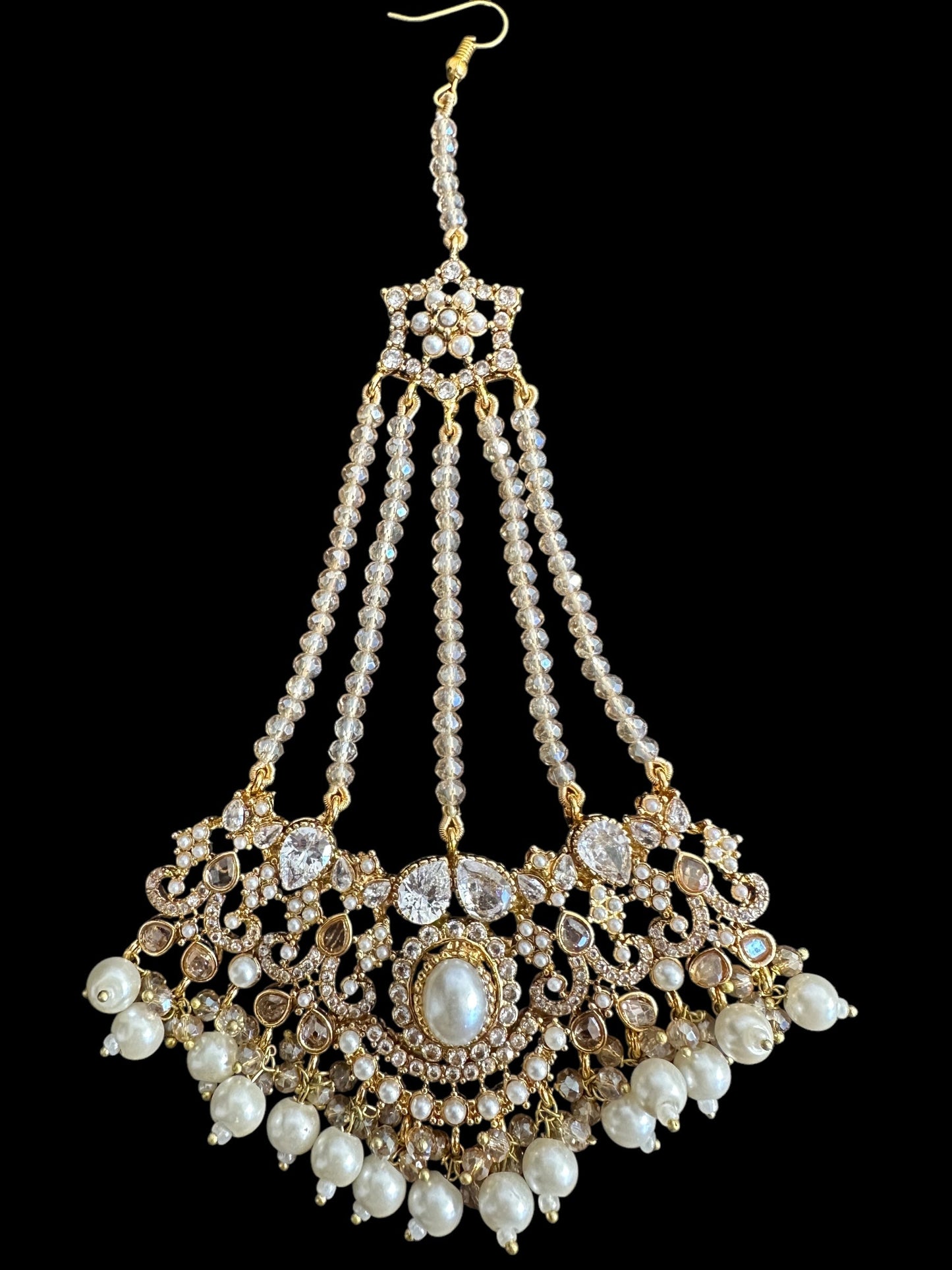 BR494 Marzia bridal set in pearls ( SHIPS IN 3 WEEKS )