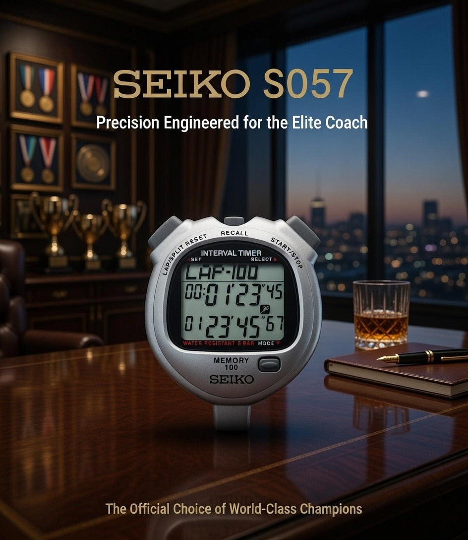SEIKO S057 - 100 Lap Memory Dual Timers