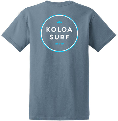 The Koloa Original Circle T-Shirt- Blue