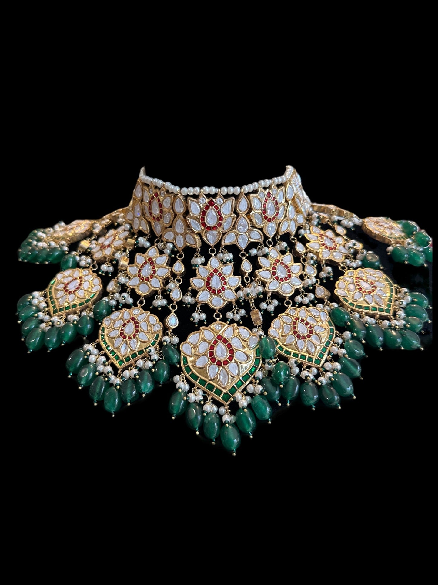 BR466 Subah high quality meena bridal set ( READY TO SHIP )