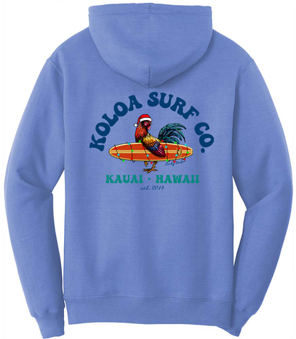 Koloa Cocky Surfer Christmas Hoodie