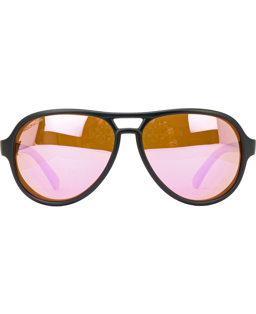 Casino (Black/Pink Mirror Polarized Lens)
