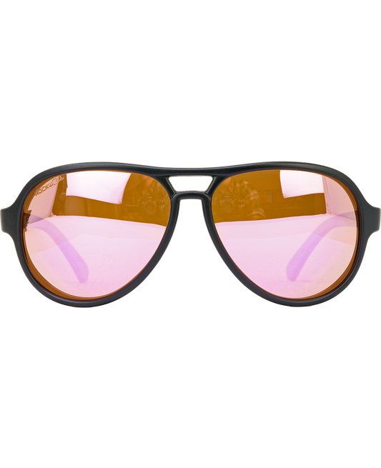 Casino (Black/Pink Mirror Polarized Lens)