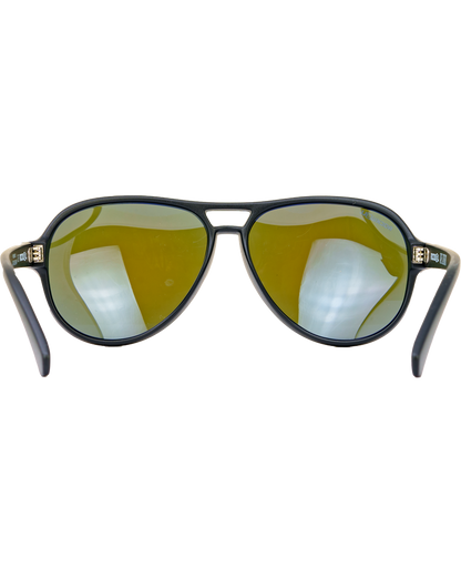 Casino (Black/Blue Mirror Polarized Lens)
