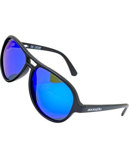Casino (Black/Blue Mirror Polarized Lens)