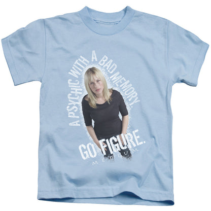 Medium Go Figure Juvenile Kids Youth T Shirt Light Blue Officially Licensed