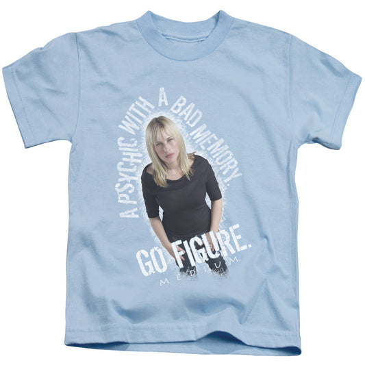 Medium Go Figure Juvenile Kids Youth T Shirt Light Blue Officially Licensed