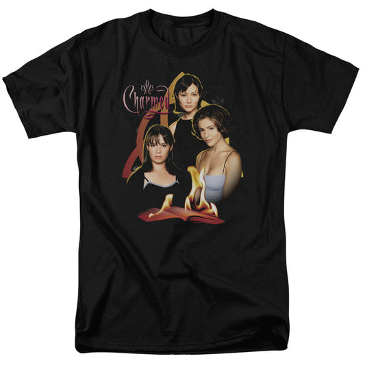 Charmed Original Three Mens T Shirt Black Officially Licensed