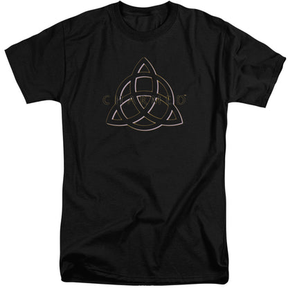 Charmed Triple Linked Logo Mens Tall T Shirt Black Officially Licensed