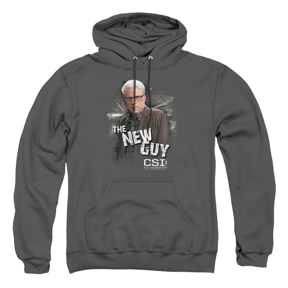 Csi The New Guy Mens Hoodie Charcoal Officially Licensed
