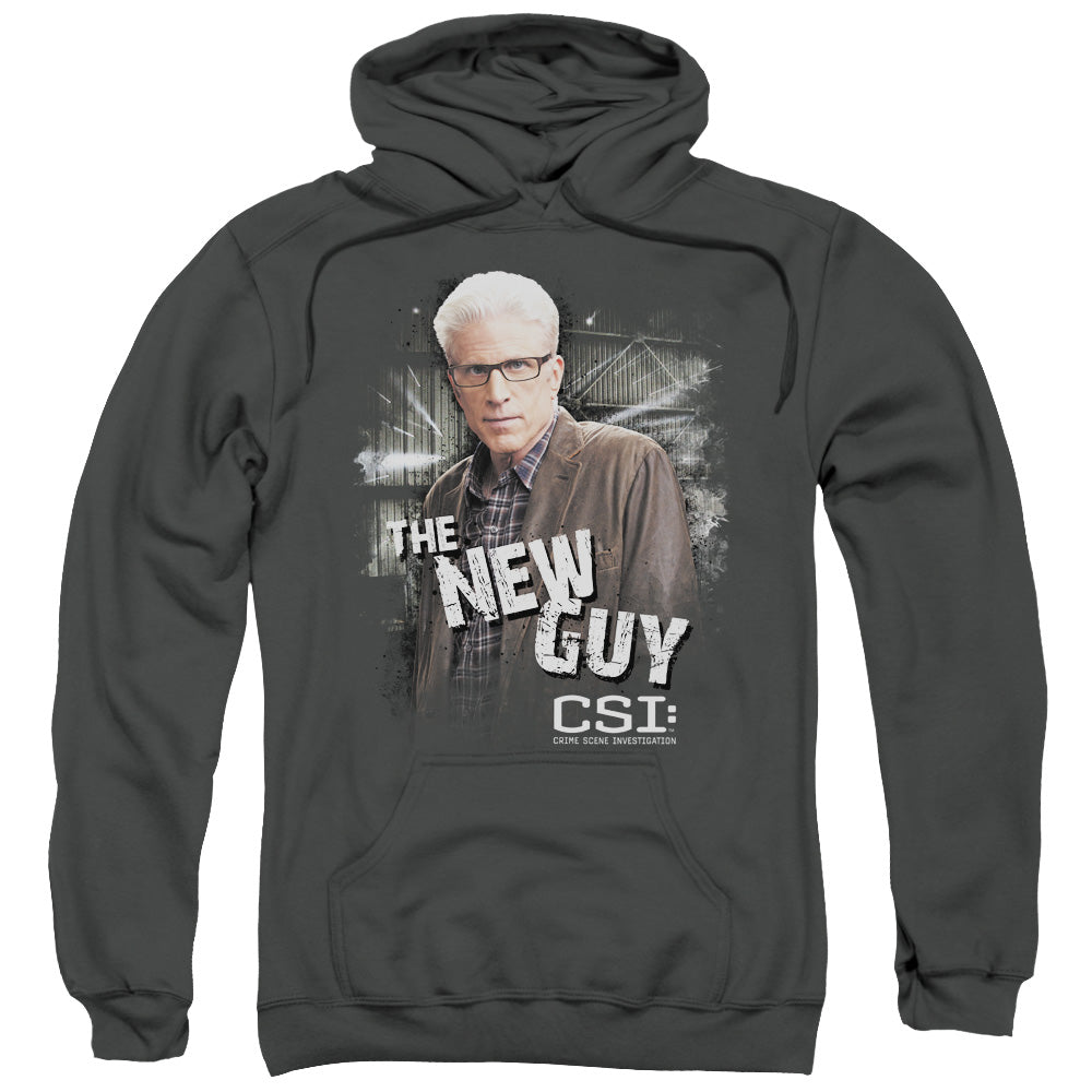 Csi The New Guy Mens Hoodie Charcoal Officially Licensed