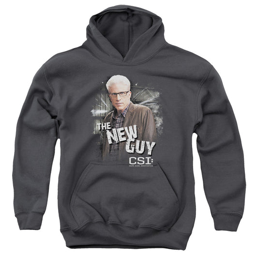 Csi the New Guy Kids Youth Hoodie Charcoal Officially Licensed