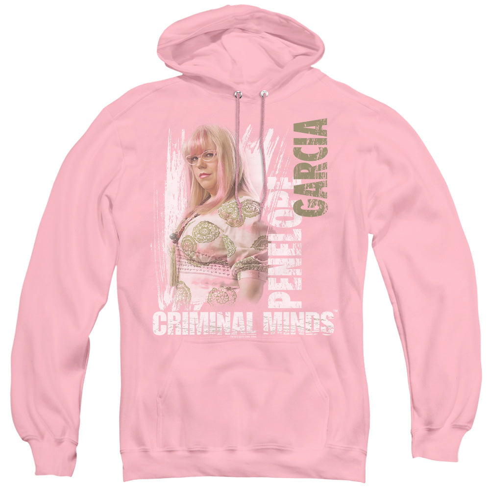 Criminal Minds Penelope Mens Hoodie Pink Officially Licensed