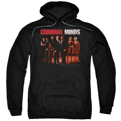 Criminal Minds The Crew Mens Hoodie Black Officially Licensed