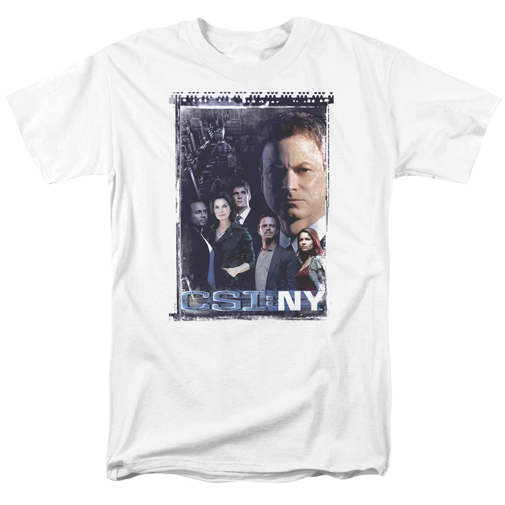 Csi Ny Watchful Eye Mens T Shirt White Officially Licensed