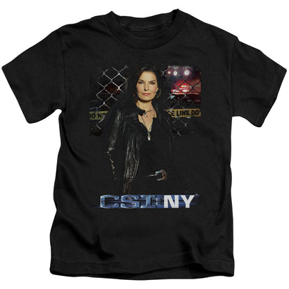 Csi Ny Jo Juvenile Kids Youth T Shirt Black Officially Licensed