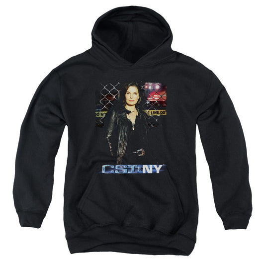 Csi Ny Jo Kids Youth Hoodie Black Officially Licensed