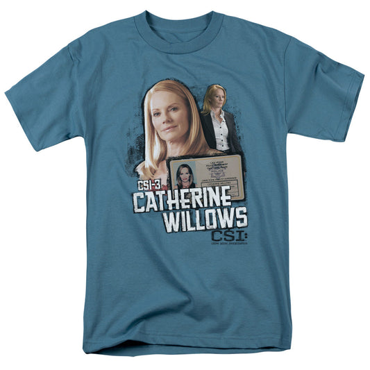 Csi Catherine Willows Mens T Shirt Slate Officially Licensed
