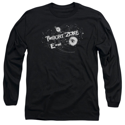 Twilight Zone Another Dimension Mens Long Sleeve Shirt Black Officially Licensed