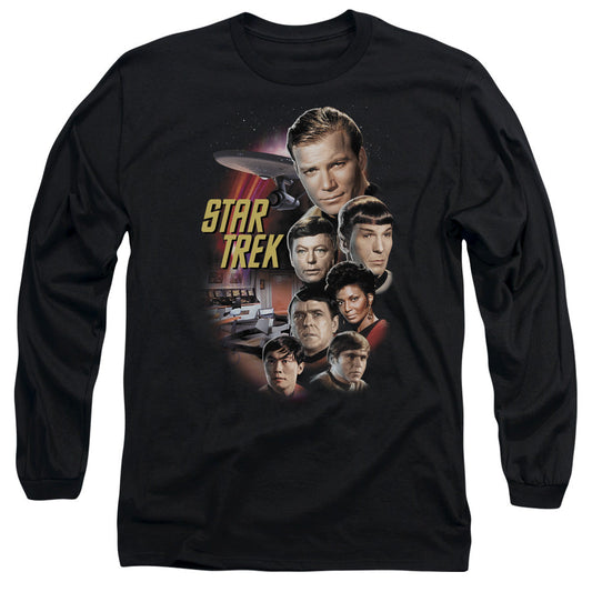 St Original The Classic Crew Mens Long Sleeve Shirt Black Officially Licensed Officially Licensed