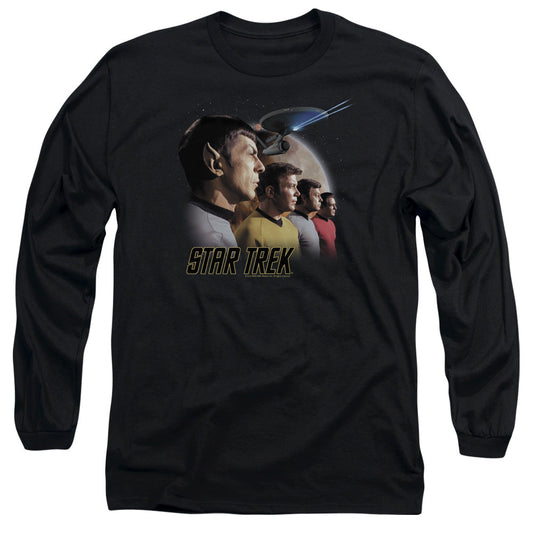 St Original Forward To Adventure Mens Long Sleeve Shirt Black Officially Licensed Officially Licensed