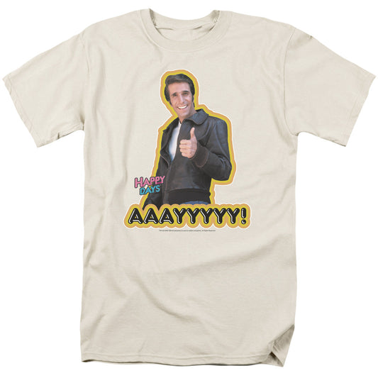 Happy Days Aaayyyyy Mens T Shirt Sand Officially Licensed