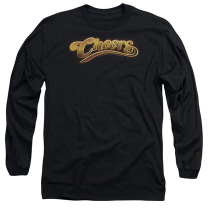Cheers Cheers Logo Mens Long Sleeve Shirt Black Officially Licensed Officially Licensed