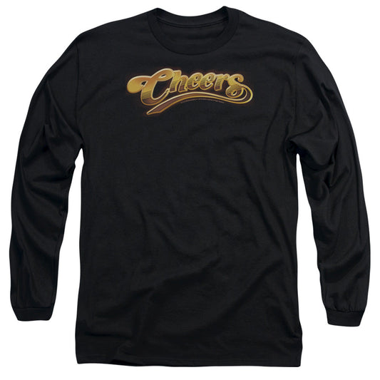 Cheers Cheers Logo Mens Long Sleeve Shirt Black Officially Licensed Officially Licensed