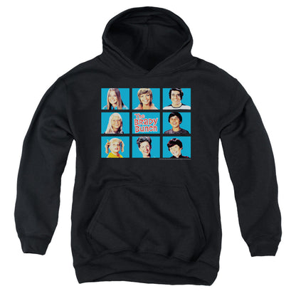 Brady Bunch Framed Kids Youth Hoodie Black Officially Licensed