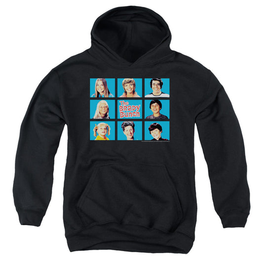 Brady Bunch Framed Kids Youth Hoodie Black Officially Licensed