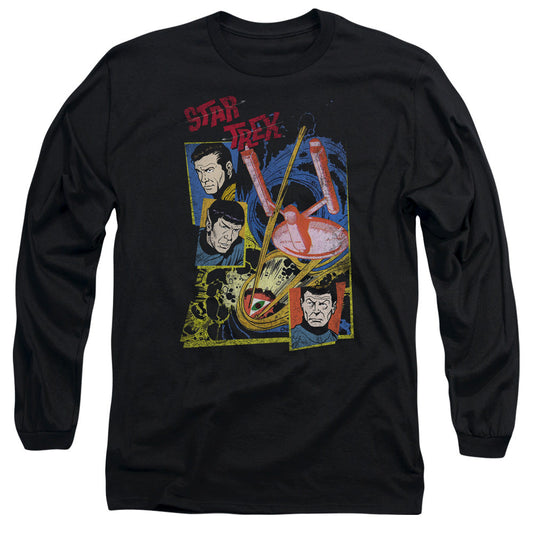 Star Trek Eye Of The Storm Mens Long Sleeve Shirt Black Officially Licensed Officially Licensed