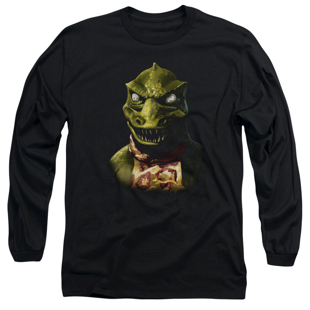 Star Trek Gorn Bust Mens Long Sleeve Shirt Black Officially Licensed Officially Licensed