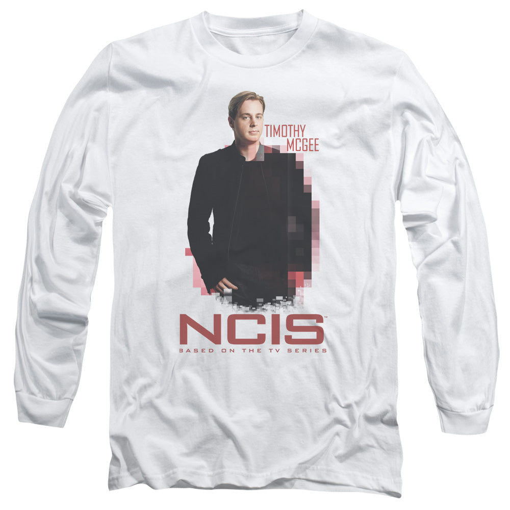 Ncis Probie Mens Long Sleeve Shirt White Officially Licensed