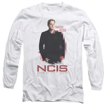 Ncis Probie Mens Long Sleeve Shirt White Officially Licensed