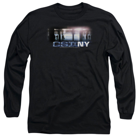 Csi New York Subway Mens Long Sleeve Shirt Black Officially Licensed Officially Licensed