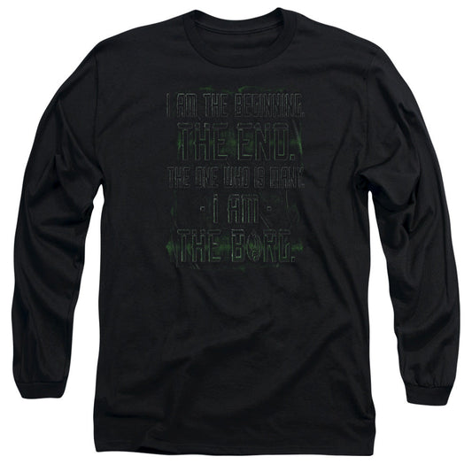 Star Trek Iborg Mens Long Sleeve Shirt Black Officially Licensed Officially Licensed